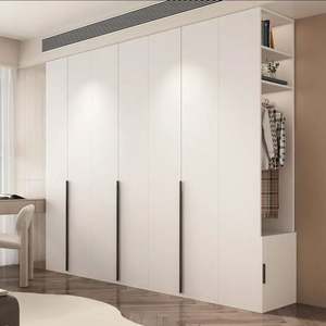 Armario de madera de 6 puertas de madera de estilo moderno Simple con espacio de almacenamiento grande personalizado - Product Image 2