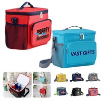 Étanche Bière Bouteille De Vin De Refroidissement Réutilisable Isolé Déjeuner Réfrigérateur Épaule Thermique Personnalisé Sacs À Lunch Sac Isotherme