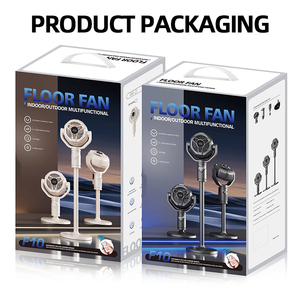 AINI NEW Rechargeable USB-Powered High-Speed Standing <strong>Fan</strong> <strong>Remote</strong> <strong>Control</strong> Energy Efficient Adjustable Height Compact Design Air - Product Image 6