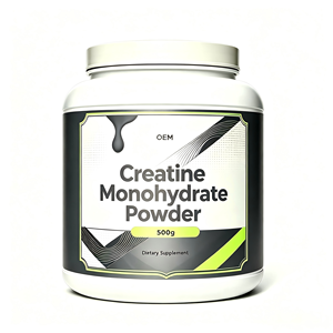 Creatina Monohidrato en Polvo de Marca Privada OEM de Fábrica Estadounidense, Apoya la Fuerza y la Recuperación, con Certificación ISO, HALAL y GMP - Product Image 1