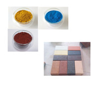 Poudre de pigment en oxyde de fer, pour ciment, carreaux de brique, revêtement de peinture