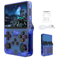 Console de jeu portable de poche R36s 64 Go avec système Linux, écran 3,5 pouces, console de jeu rétro portable