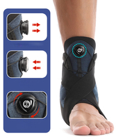 Attelle de cheville réglable en néoprène à lacets, protection sportive, sangle de soutien pour la stabilité du pied et de la cheville, pour la rééducation