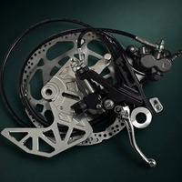 Kit de frein arrière Segway X160/X260, freinage hydraulique de précision, spécifications OEM, acier inoxydable haute résistance, noir rouge 2025