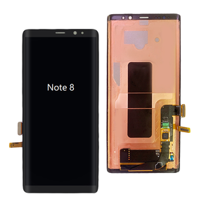 New arrivfashiontouch Màn hình Digitizer hiển thị lắp ráp <span class=keywords><strong>bezel</strong></span> 6.3 trong các phụ kiện thâm quyến đen đối với Samsung Note 8 sửa chữa một phần - Product Image 1
