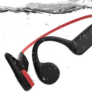 OEM Titanium Alloy Sport Waterproof Swimming IPX8 Air Bone Conduction Wireless Earphone