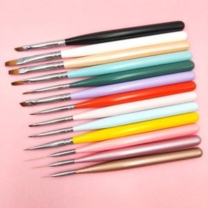 Pennello Professionale per Nail Art One Stroke, per Disegnare Foglie, Fiori e Margherite in un Solo Passaggio - Product Image 6