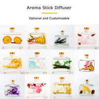 Diffuseur de parfum naturel longue durée sans alcool pour hôtel, avec fleurs séchées, 100 ml, prêt à être expédié, avec emballage