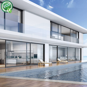 Puerta Corredera Exterior de Aluminio de Nuevo Estilo, Fabricada en Foshan, Resistente al Viento, con Aislamiento Térmico, Puerta Corredera para Patio - Product Image 1