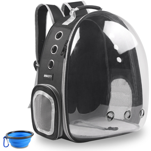 BEIKOTT Customize Cat Carrier Bag Outdoor Pet Carriers Backpack Breathable Portable Travel Transparent Bag For Small Dogs Cat