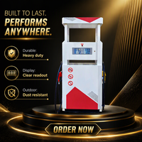 Dispensador de Combustible ZHXF, Bomba de Gasolina Digital de 2 Boquillas, Equipo de Gasolinera de Doble Lado con Alto Caudal y Pantalla LCD