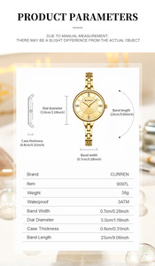 Hot Sale Quartz <strong>Watch</strong> for <strong>Women</strong> Newest CURREN High Quality Diamond Golden <strong>Women</strong> <strong>Watch</strong> Luxury Green <strong>Watch</strong> for <strong>Women</strong> <strong>Reloj</strong> 9097 - Product Image 5