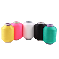 Fils de polyester fonctionnels antibactériens et anti-odeurs recouverts de spandex, y compris les fils de chenille blanchis 2075/3075/30150