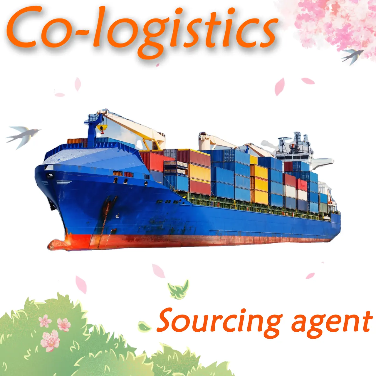 Freight Forwarder Perjalanan China Ke Perth/Southampton Ocean/Angkutan Laut 20 Kaki 40 Kaki Kubus FCL LCL Pengiriman Kontainer