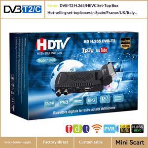 Receptor de <span class=keywords><strong>TV</strong></span> Digital para España, <span class=keywords><strong>Italia</strong></span>, Francia, Grecia - 1080p H.265 HEVC DVB-T2 con PVR, EPG y Time Shift - Product Image 1