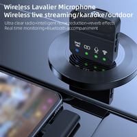 Microphone sans fil professionnel R10 Lavalier 2.4G, micro-cravate sans fil pour enregistrement audio et vidéo pour iPhone Android, chat en direct