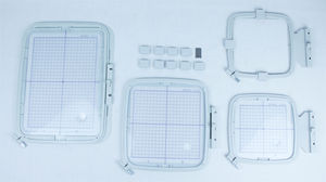 JUKKY Machine à coudre <span class=keywords><strong>et</strong></span> à broder avec grand écran couleur <span class=keywords><strong>et</strong></span> ordinateur, plus de 300 types de motifs, puissance 55W - Product Image 5