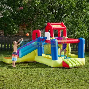 Kids fun outdoor sports climb bounce house jumper bouncer castle combo amusement inflatable water park