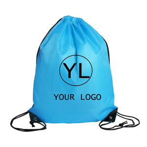 Vendita calda promozione Logo personalizzato con stampa completa borse con cordone in poliestere in Nylon con coulisse zaino per Sport Gym Trip - Product Image 2