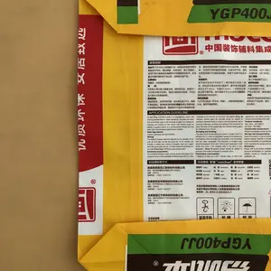 प्लास्टिक सीमेंट पैकिंग बैग 25kg 2 परत क्राफ्ट पेपर अनुकूलित संयुक्त बैग वर्ग नीचे बैग बुनाई बुना सफेद रेत WPP छोटे बोरी