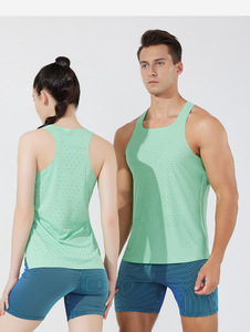 Logo personalizzato all'ingrosso estivo Casual da donna gilet sportivo da donna allenamento canotta <span class=keywords><strong>nera</strong></span> da donna - Product Image 5