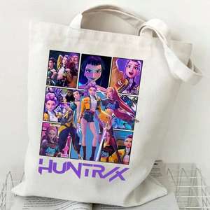 Sac à main en toile écologique Kpopdemon Hunter Cartoon 2025 – Merchandising du film Devil Hunter – Sac à bandoulière portable - Product Image 5
