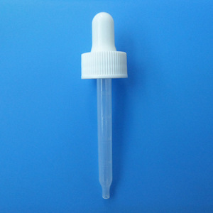 20/410 20/415 24mm Plastik Damlalık Ölçekli Plastik Pipet, Esansiyel Yağ Sıvı Tüpü için Parlak Buzlu Beyaz Siyah Kauçuk Uçlu - Product Image 2