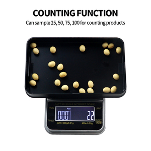 Hochpräzise digitale Kaffee waage Schmuck Gold Balance Gewicht Gramm LCD-Taschen waage - Product Image 6