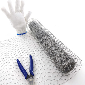 <strong>PVC</strong> Coated <strong>Hexagonal</strong> Wire Mesh 3/4" Mesh 20 BWG - Garden Fencing &amp; Decorative Protective <strong>Net</strong> - Product Image 1