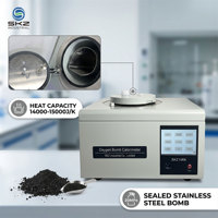 Kalorimeter Bahan Bakar Padat SKZ1064 14000-15000J/K Resolusi 0,001K ±60J/g Kalorimeter Bom Oksigen Otomatis Baja Tahan Karat Tertutup Rapat