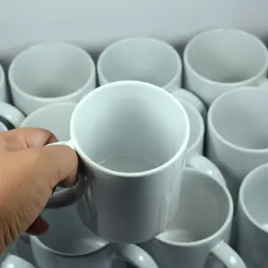 Large stock supply of high quality merchandise Magic Sublimed coated cups 11 oz ceramic mugs wholesale custom logo