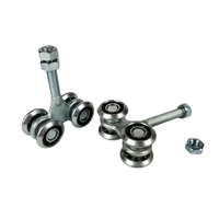 Rouleau de glissière C30 pour rail suspendu, chariot à câble, poulie, roue coulissante pour bâche, rouleau de glissière pour rail de serre