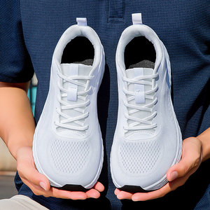 Baskets décontractées respirantes en maille pour hommes, confortables et élastiques, grandes tailles <span class=keywords><strong>46</strong></span>, à bout large, style pieds nus, pour l'extérieur - Product Image 1