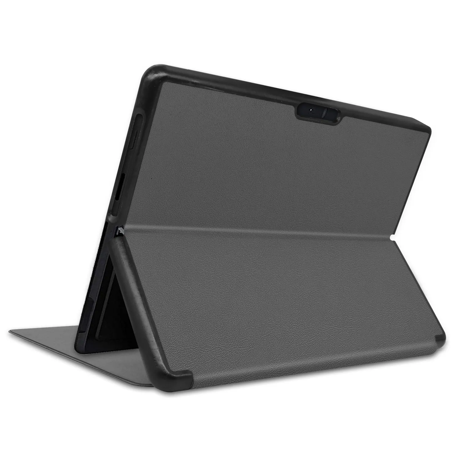 Yapears PU deri darbeye dayanıklı PC durumda yüzey Pro X Tablet kılıfı akıllı kapak 2019