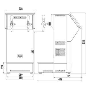 Distributore di birra Kontakt 60/K Vision - Product Image 1