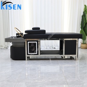 Combo de Cama de Masaje y Lavacabezas Kisen con Tazón para Spa Capilar - Equipo de Salón de Grado Comercial para Barbería y Centro de Spa - Product Image 5