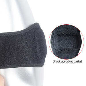 Tutore di supporto per gomito da Tennis tutore di supporto per gomito a compressione manicotto per gomito antiscivolo in Neoprene per basket pallavolo Tennis - Product Image 3
