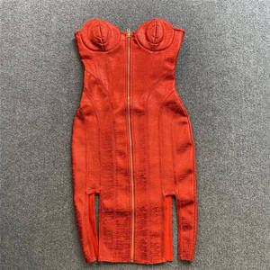 Women's High-End French Style Off-Shoulder Satin Party Dress Sloping Collar High-<b>Waisted</b> with Natural Waistline Split Design - Product Image 2