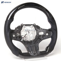 Volant sport en fibre de carbone avec écran LED pour BMW F80 F82 F10 F12 F13 F15 F16 F20 F22 F30 F31 F32 F33 F36 M3 M4 E90 E92 E93