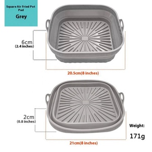 Plateau de cuisson en silicone multifonctionnel résistant aux hautes températures pour barbecue et friteuse à air, coussin jetable pour plats et casseroles - Product Image 2