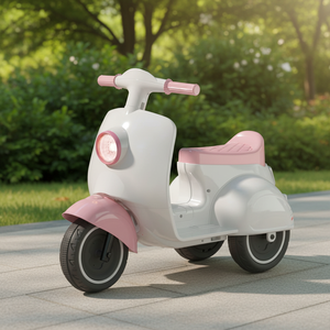 Sepeda Motor Roda Tiga Bertenaga Baterai Isi Ulang untuk Anak Laki-laki dan Perempuan, Mainan Mobil Listrik yang Dapat Dikendarai, Terbuat dari Plastik yang Tahan Lama - Product Image 5