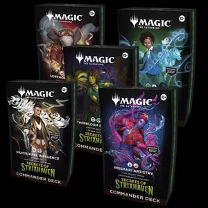 MTG Secrets of Strixhaven Commander Deck Set Completo Gioco <span class=keywords><strong>di</strong></span> Strategia da Tavolo - Product Image 1