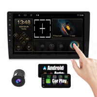 Radio Mobil Universal Dengan Kamera Mundur 9 Inch 2+32G DVR Player GPS Carplay Android