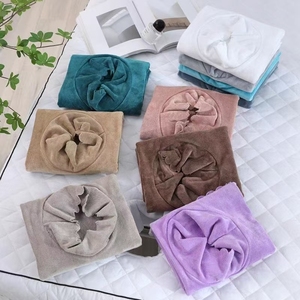 Sợi Nhỏ Mềm Thấm Khăn Tắm Thiết Lập Cho Vẻ Đẹp Salon Và Gia Đình Phòng Tắm Dệt Mặt Khăn Set - Product Image 2