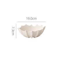 Corbeille à fruits en céramique transfrontalière, plateau de rangement pour fruits, plateau à collations et bonbons pour table basse de salon, style nordique simple et solide
