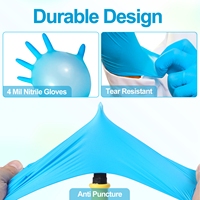Gants en Nitrile XINGYU du Fabricant, Gants d'Examen Bleus en Nitrile Jetables sans Poudre, Gants en Nitrile Jetables Industriels