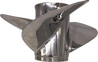 Winibo 16 1/4 "x 17" 16 1/4 "x 19" Hélice à vis hors-bord pour Yamaha 300-350HP Hélice moteur à 3 pales en acier inoxydable à 17 dents