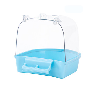 Groothandel Nieuwe Hoge Kwaliteit Vogelbad Kooi Accessoire Hangend Badkuipje voor Kleine Vogels Kanarie Papegaai - Product Image 5