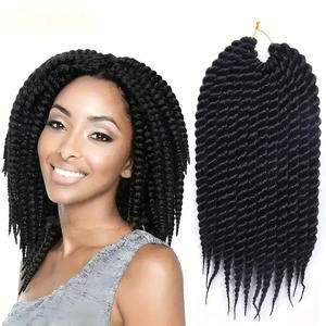 <span class=keywords><strong>Trenzas</strong></span> <span class=keywords><strong>africanas</strong></span> de Primavera de 10 a 22 pulgadas europeas americanas, pelucas transfronterizas <span class=keywords><strong>tejidas</strong></span> a mano, extensiones de cabello de ganchillo de <span class=keywords><strong>dos</strong></span> hebras teñidas - Product Image 2