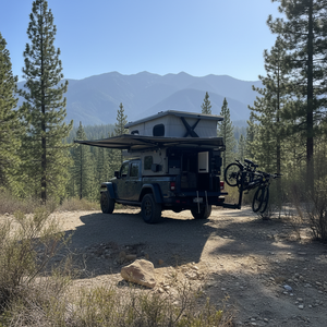 Camioneta Todoterreno Pop Top Expedition 4x4 con Cama Plana y Camper Desplegable para Camioneta - Product Image 5